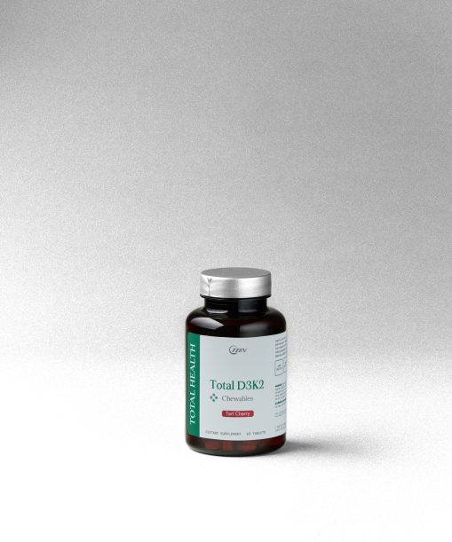Total D3 K2 Chewable Tablets Tart Cherry Flavor